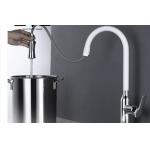 Colored All Copper Undercounter Pull Out Sink Faucet