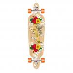 Layback Longboards Bamboo Wahini Drop-Through Complete Skateboard - 9.5 x 41 for sale