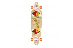 China Layback Longboards Bamboo Wahini Drop-Through Complete Skateboard - 9.5 x 41 supplier
