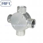 RIFI EMT Junction Circular Box 4 Way 3 Way 2 Way Aluminum Die Cast for sale