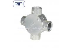 China EMT Two Way Circular Junction Aluminum Die Cast Box supplier