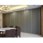 Aluminium Frame Sliding Folding Soundproof Movable Partition Walls Wooden Banquet Hall Partitions for sale