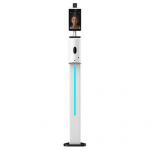 Security CE FCC Hand Sanitizer Temperature Kiosk Face Recognition for sale