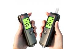 China Black Personal Home Blood Alcohol Tester With Rechargeable Lithium Battery supplier