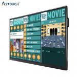 98 Inch Smart Interactive Panel IFP Flat Whiteboard Android 11 RoHS