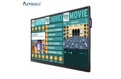 China Teaching Interactive Whiteboard Screen Black Interactive Smart Panel RoHS supplier
