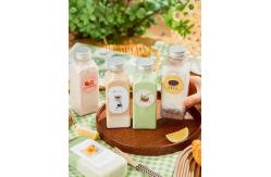 China 400ml Biodegradable Plastic Juice Bottles Boba Tea Container supplier