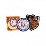 Embroidered Woven Patches Company Logo For Uniforms Bags Events Souvenir Badges for sale