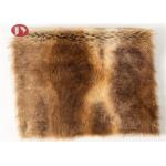 Imitation Animal Plush Faux Fur Fabric Mixed Color Environmental Friendly for sale