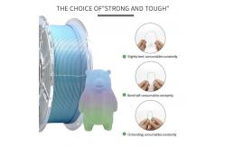 China Custom Silk 3D Printer Filament Toughness Enhanced PLA Plus supplier