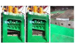 China 3-5T/H Fully Automatic Hydraulic Scrap Gantry Shear Machine supplier