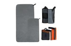 China Multipurpose 70*140cm Custom Suede Microfiber Towel for Sports Gym Travel supplier