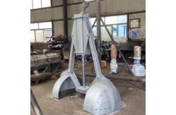 China Small 1 Cubic Steel Pneumatic Grab For Bulk Materials supplier