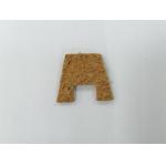Sew On Clothing Genuine Leather Patches Embossed Logo For Garment
