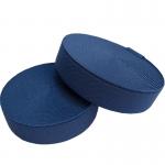 Brushed Polyester Elastic Webbing 25mm Elastic Band Dark Blue for sale