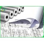 80GSM Smooth 36 / 48 Inch Engineering CAD Paper Roll 50M / 150M