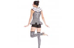 China MiDee Charactors Costume Modern Design Unitard Halter Neck Sleeves Jumpsuits supplier