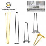 Thickened Heavy Duty Metal Sofa Legs DIY Easy-to-Detach Iron Steel Bar 2-Line/3-Line Support Legs for Coffee Table Dining for sale