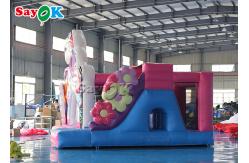 China Unicorn Themed Inflatable Trampoline For Kids Birthday Party Games supplier