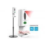 Touchless Infrared Body Temperature Measuring Hand Sanitizer Dispenser 1300 Capacity for sale