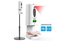 China Touchless Infrared Body Temperature Measuring Hand Sanitizer Dispenser 1300 Capacity supplier