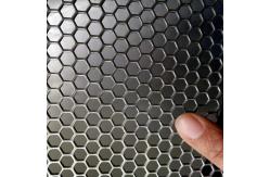 China Hexagonal Hole Aluminum Perforated Metal Mesh Sheet 1mm thickness supplier