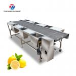 Spot vegetable sorting equipment commercial vegetable and fruit sorting table food factory line selection table for sale