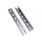 Wall Mounted Adjustable Metal Shelving Accessories Double Slotted Standard for sale