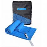 Custom Different Color RPET Sand Free Micro Fiber Microfiber Gym Beach Suede Towel for sale