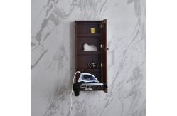 China NC Painted 3mm Mirror Brown Wooden Built In Wall Ironing Board supplier