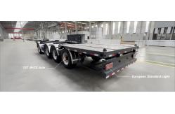 China 3 Axles High Quality Heavy Load Capacity Trailer Skeleton Parts Container Transportation supplier