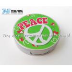 Compact Round Custom Pocket Makeup Mirror OEM For Promotional
