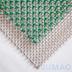 2.0mm Seamlessly Woven Metal Mesh Curtain Texture For Elegant Decoration for sale