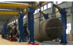 China UL Pipe Stand Roller Oval Tank Turning Rotator Chain Tilting Machine supplier