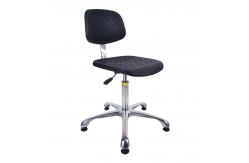 China PU Foam Esd Lab Chairs Anti Static Backrest Round Foot supplier