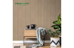 China Customizable Square Acoustic Timber Wall Panels With Melamine Finish supplier