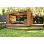 Exterior Custom Modern Aluminum Pergola Lightweight With Adjustable Louvers for sale