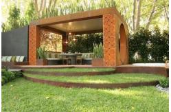 China Exterior Custom Modern Aluminum Pergola Lightweight With Adjustable Louvers supplier