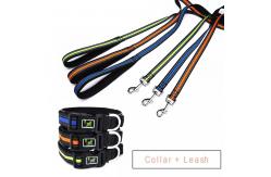 China Personalized Large Dog Collars Leashes Strong Wear Resistant supplier