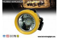 China 4000 Lux Brightness Gl2- A Led Cap Lamp , Perfessional Mining Cap Lights Waterproof supplier