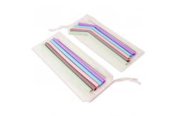 China FDA Approved 25cm Long Folding Silicone Straws supplier