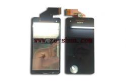 China Black Cell Phone LCD Screen Replacement For  V LT25i Complete supplier