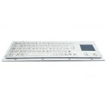 Metal Industrial Kiosk Keyboard Back Side Mounting Engraved Graphics for sale