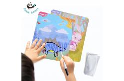 China Wipe Clean Early Learning Cards 6 Themed Double Sided Printing Memory Trainning supplier