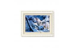 China Tigers 3D Lenticular Printing / MDF Or PS Frame 3D Animals Images supplier