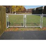 2×25m Black Galvanized Chain Link Fence PVC Coated OEM / ODM Available