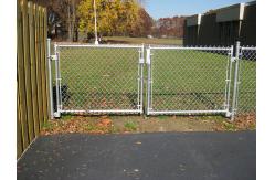 China 2×25m Black Galvanized Chain Link Fence PVC Coated OEM / ODM Available supplier