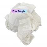 0.5-400 KG Bale Low lint 10kg Bag Rags Bleached Hosiery white T Shirt Rags Cotton Cleaning Rags in a Bag for sale