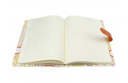 China Personalised Custom Journal Printing Services , Custom Embossed Leather Notebook supplier