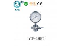 China Liquid Filled Gas Pressure Test Gauge Long Lifespan CE Certification 98mm supplier